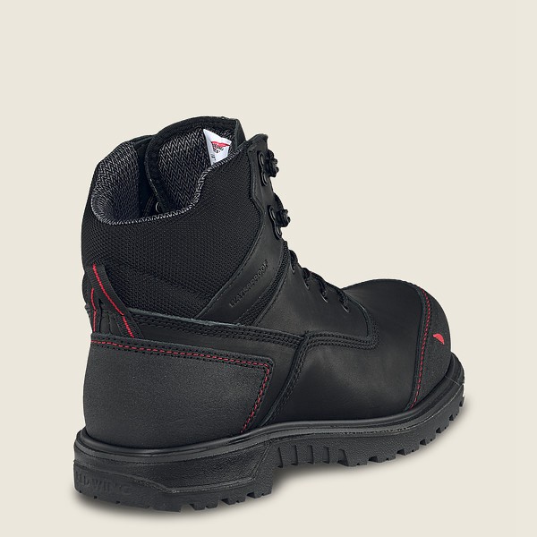 Botas de Seguridad Red Wing Hombre Negros/Grises - Brnr Xp - 6-Inch Waterproof Toe - 052-PMRZCD